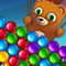 Bubble Shooter Saga is the latest and greatest of the famous bubble shooter type arcade games. Once you start playing it, you won’t stop until you finish all its 75 levels. The goal of the game is to help the cute, little teddy by collecting items he wants to have. The items are hidden among colored bubbles. Each level features fresh ideas and a different layout so every level is a fun experience. Hit at least two or more colored bubbles with a bubble of the same color to get remove them from the board. The more bubbles you manage to destroy with one shot, the more coins you get. You can use the coins to buy boosters which will help you to beat the level and help the cute teddy. Play Bubble Shooter Saga now for free, it takes the popular bubble shooter genre to a new height!