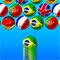 Get your fingertips ready for the upcoming world cup! Bubble Shooter World Cup hooks you for hours combining the well known addictive bubble shooter gameplay with a real World Cup feeling! Match proper countryballs like the polandball or germanyball with two of the same kind to cause a chain reaction! The more footballs you manage to score with one shot, the more points you gain! If you fail to score a combo, you will get a foul and the more fouls you get, the more footballs will drop down until you loose! Enjoy an awesome football bubble shooter crossover and shoot yourself to the next level!