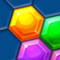 Hexa Fever is a highly addictive strategic puzzle game. Like in Tetris or 2020 the player has to place blocks and fill lines to make these blocks disappear and score points. In Tetris the player could only form horizontal lines and 2020 added vertical lines to the genre. In Hexa Fever the board is a hexagram. This means you can form even more different lines and create even more combos. Since the opportunities are endless you should always take your time to think about your next move as the game will be lost if no more blocks can be placed on the board.
Play Hexa Fever now for free and compete with your friends for the best score!