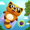 Let your cuddly little raccoon jump up to the sky in Jump Up! - the endless jumping game! This arcade-style platform jumper will test your reaction and timing skill! After the last volcanic eruption the jungle became a dangerous place to live! Jump higher and higher in order to escape the rising hot lava and survive as long as possible to increase your score! Jump quickly over crumbly rocks and try to avoid being crushed by the approaching platforms or to get hit by rockets. Collect fruits to unlock more of your furry friends or buy a head start for your next try! Play Jump Up! the free online game now and demonstrate your superior skill!
