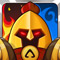 Become the ultimate royal knight in this dynamic and challenging strategy game. Your objective is to conquer all enemy strongholds. Move your armies through the battlefield and buy upgrades to improve the skills of your soldiers. Will you be able to successfully battle through all levels?
